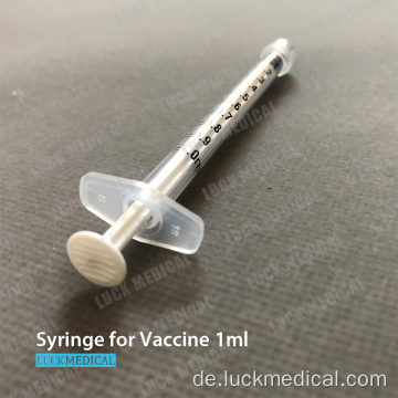 Covid leerer Spritze Impfstoff 1ml